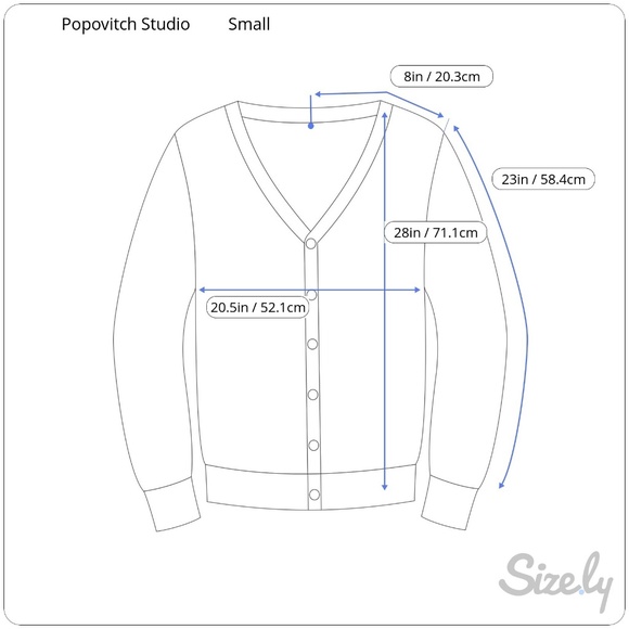 Popovitch Small Pink Cardigan Sweater - Picture 7 of 8